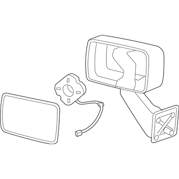 GM 20836085 Mirror Assembly