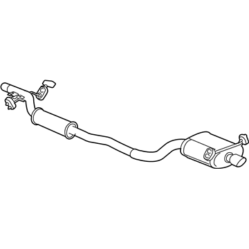 Mopar 4809692AF Exhaust Muffler And Resonator