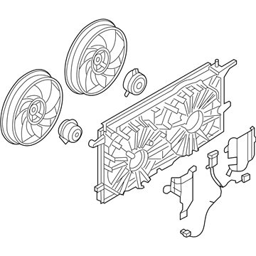 GM 15211588 Shroud Asm-Engine Coolant Fan