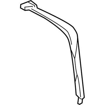 Honda 63320-T0A-A00ZZ Gutter Comp R, Rea