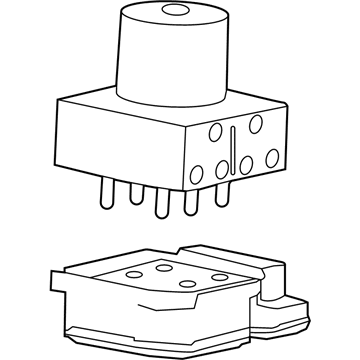 GM 84065250 Electronic Brake Control Module Assembly (W/Brake Pressure Mod