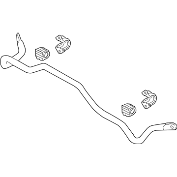 Hyundai 55510-D3020 Bar Assembly-Rear Stabilizer