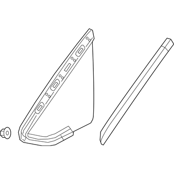 GM 39033453 Fixed Glass