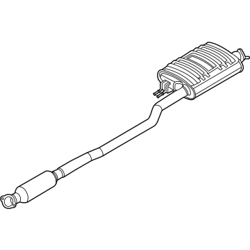 Hyundai 28650-K5580 MUFFLER COMPLETE-CENTER