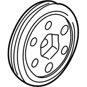 Honda 13810-PHM-003 Pulley, Crankshaft