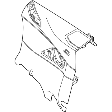 BMW 51-41-9-461-716 LATERAL TRIM PANEL, RIGHT