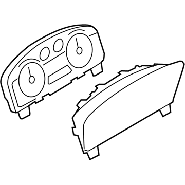 Ford 8A8Z-10849-D Cluster Assembly