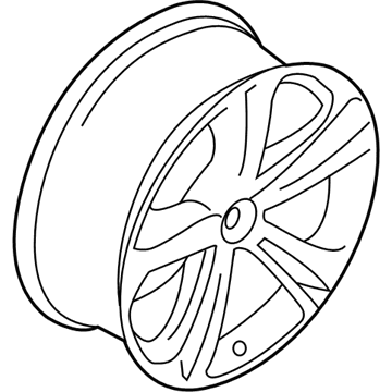 BMW 36-11-8-043-650 Light Alloy Rim Ferricgrey