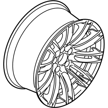 BMW 36-11-2-284-751 Alloy Rim, Forged