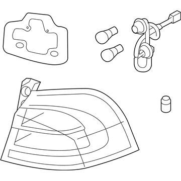 Kia 924021W000 Lamp Assembly-Rear Combination Outside