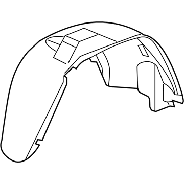 Mopar 55156621AF Shield-Fender Side