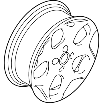 Ford CE8Z-1007-B Wheel, Alloy