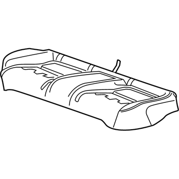 Honda 82137-TVC-A51 Pad, Rear Seat Cushion