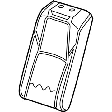 Honda 82527-TVC-L21 Pad, Left Rear Seat-Back