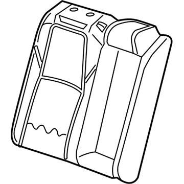 Honda 82127-TVC-L21 Pad, Right Rear Seat-Back
