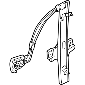 Kia 0K2A173560B REGULATER Assembly-Window, LH