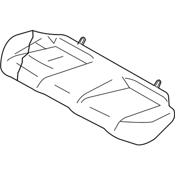 Infiniti 88300-1NF0C Cushion Assembly Rear Seat