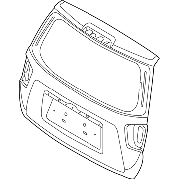 Kia 737002J041 Panel Assembly-Tail Gate