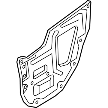 Infiniti 82144-5NA0A Frame-Rear Door Inner, RH