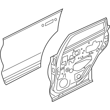 Infiniti HBA00-5NAMA Door Rear RH