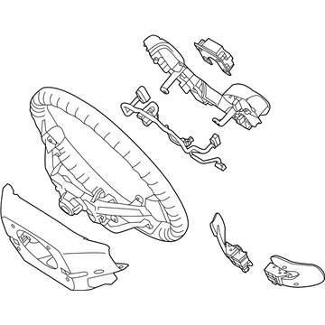 Kia 56110F6000WK Steering Wheel Assembly