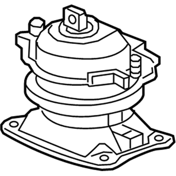 Acura 50830-TA1-A01 Rubber Assembly, Front Engine Mounting