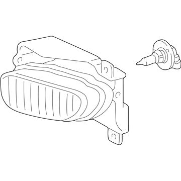 Toyota 81220-0C010 Fog Lamp Assembly