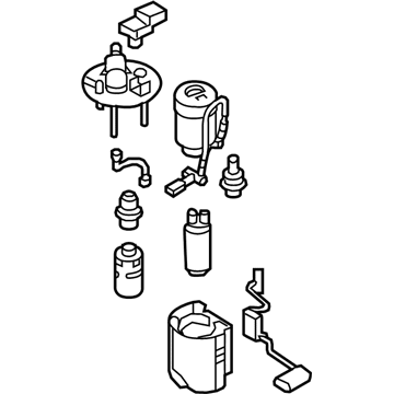 Hyundai 31110-1R500 Complete-Fuel Pump