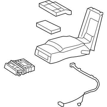 Lexus 72830-50S90-E8 Rear Seat Armrest Assembly, Center