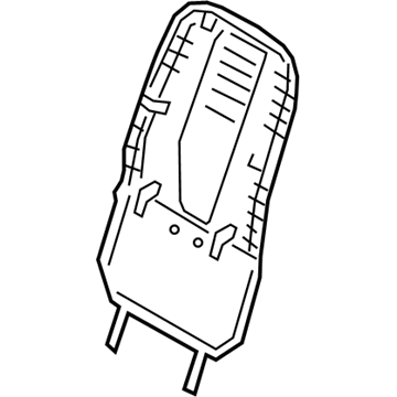 Hyundai 88491-K2000-NNB Map Board Assembly-FRT Seat Back, R
