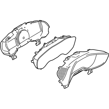 Ford DM5Z-10849-AA Cluster Assembly