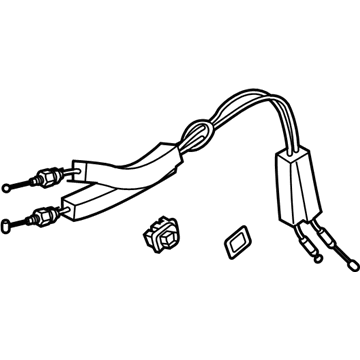 Acura 72134-TJB-A02 Cable Assembly R, Front