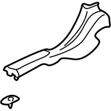 GM 25707648 RETAINER, Rear Side Door Sill