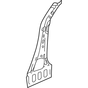 Honda 64620-TVA-305ZZ Pillar, L. Center (Inner)