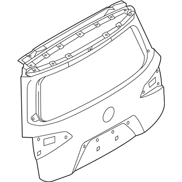 Nissan K010M-1JAMB Door - Back