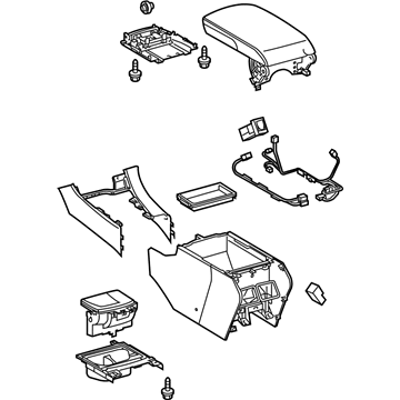 Lexus 58910-33410-E1 Box Assy, Console, Rear