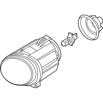 BMW 63-17-6-920-885 Fog Lights, Left