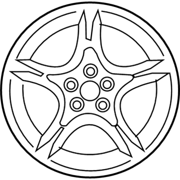 Toyota 42611-20A60 Wheel, Alloy
