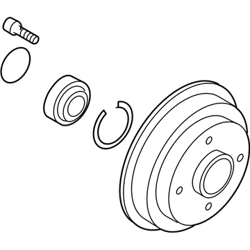 Ford 9S4Z-1113-A Hub & Drum