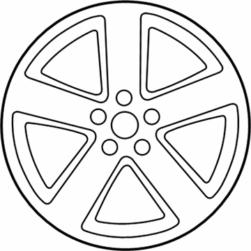 Mopar 1DV21PAKAC Aluminum Wheel