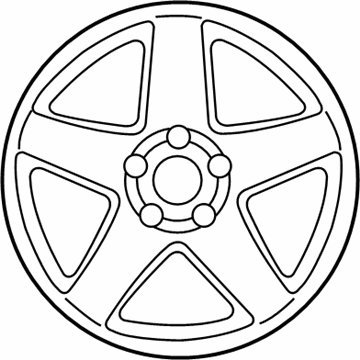 Mopar 1SZ64PAKAB Wheel-Aluminum