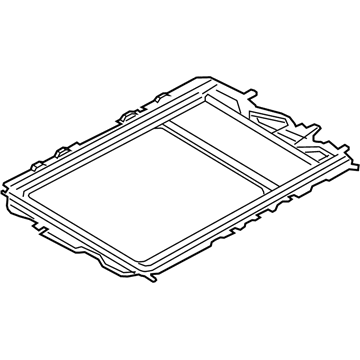 BMW 54-10-7-293-547 Panoramic Roof, Frame