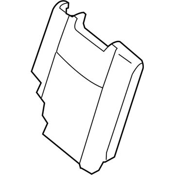 Infiniti 89620-3JA2A Trim Assembly-3RD Seat Back