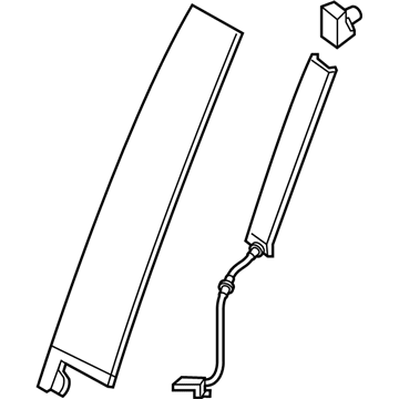 Ford LC5Z-7820554-F MOULDING - DOOR OUTSIDE