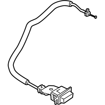 BMW 51-16-9-112-118 Key Button For Glove Box