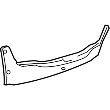 Lexus 58387-50010-C0 Plate, Rear Floor Finish