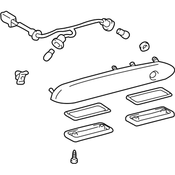 Toyota 81270-08010-B1 License Lamp