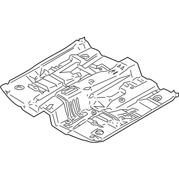 Nissan 74312-4Z430 Floor Assy-Front
