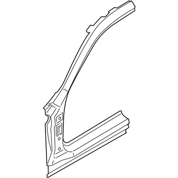 BMW 41-00-7-344-965 Column A Exterior, Left