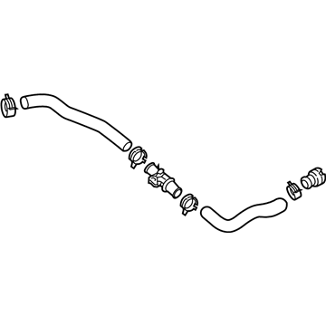 Kia 25414D9100 Hose Assembly-Radiator, Upper